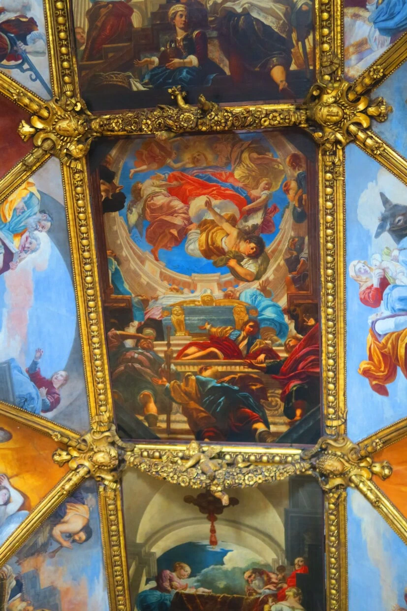 Volta della chiesa di Santa Maria in Trivio, Roma - dettaglio